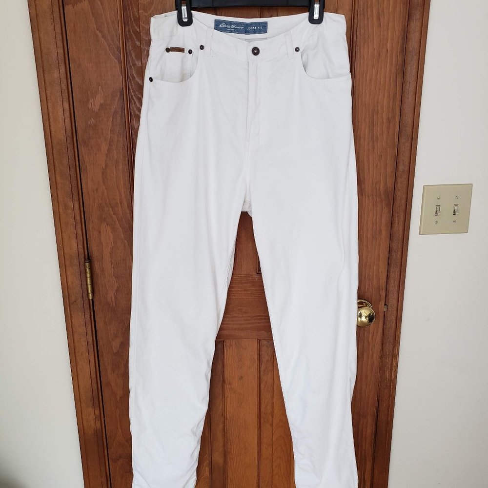 Eddie Bauer White Denim Jeans -Sz 14